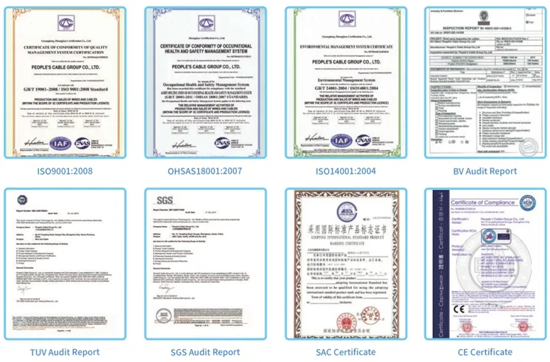 Overhead Cable ASTM A475 Standard Galvanized Steel Wire Gsw