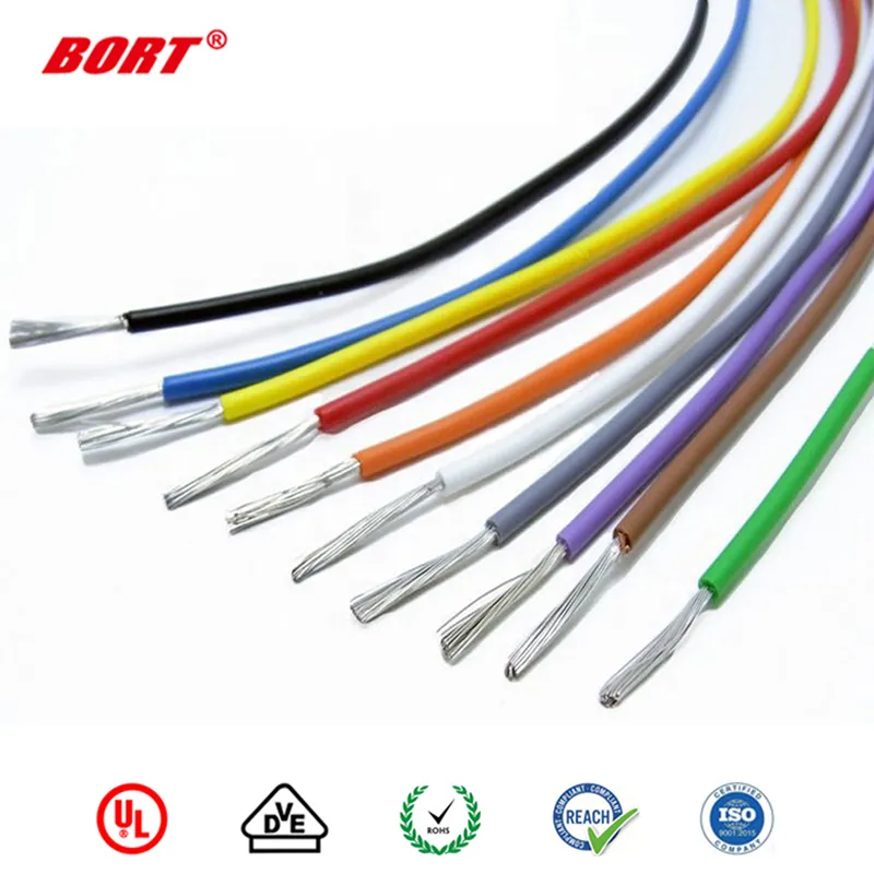 PVC Insulated UL Approved 24AWG UL1095 Copper Conductor Insulated Cable Hook-up Electronic Wire Electrical Copper Wire Cable