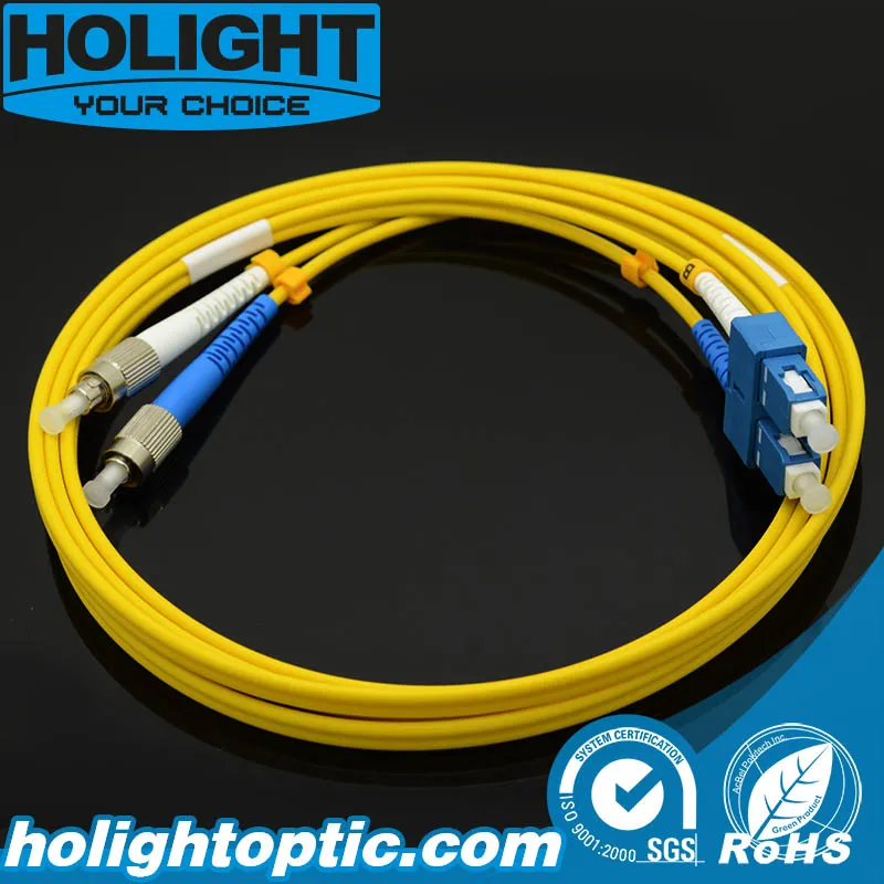 Sc to FC Duplex Single Mode 3.0mm Fiber Optic Patchcord
