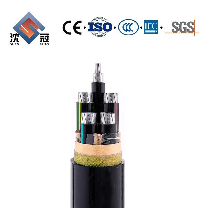 Shenguan Aluminum Alloy Conductor XLPE Insulated Power Cables 0.6/1kv for Power Transmission Electric Cable