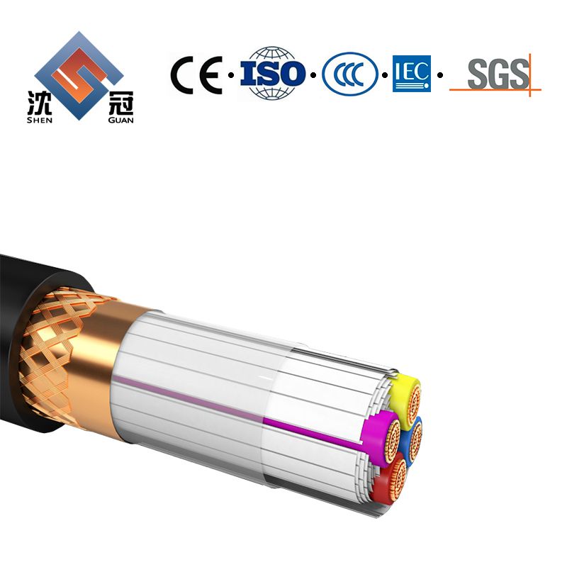 Shenguan Factory Supply 30V Awm UL2725 Multi Core Shielded Control Cable Shielded Control Power Electronic Cable Wire PVC Copper Cable Electric Cable