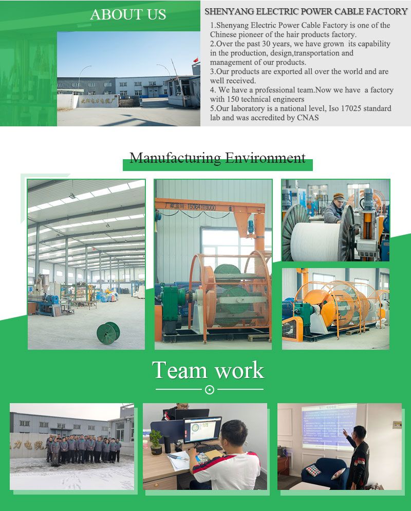 Shenguan Yjv61 0.6/1kv 4*185+1*95 Aluminum Alloy Crosslinked Polyethylene Armored Building Cable Electric Cable