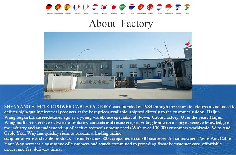 Shenguanfactory Direct Supply Type K/ Type T/ Type J Thermocouple Wire/Cable Electric Cable