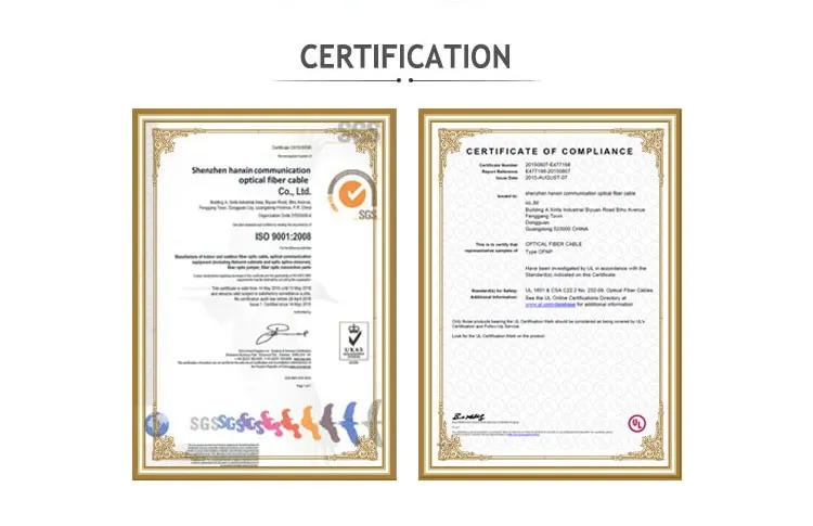 Shenzhen Hanxin 19 Years Fiber Optic Cables ODM Manufactory Supply Outdoor Armored GYXTW Marine Multicore LSZH Cable