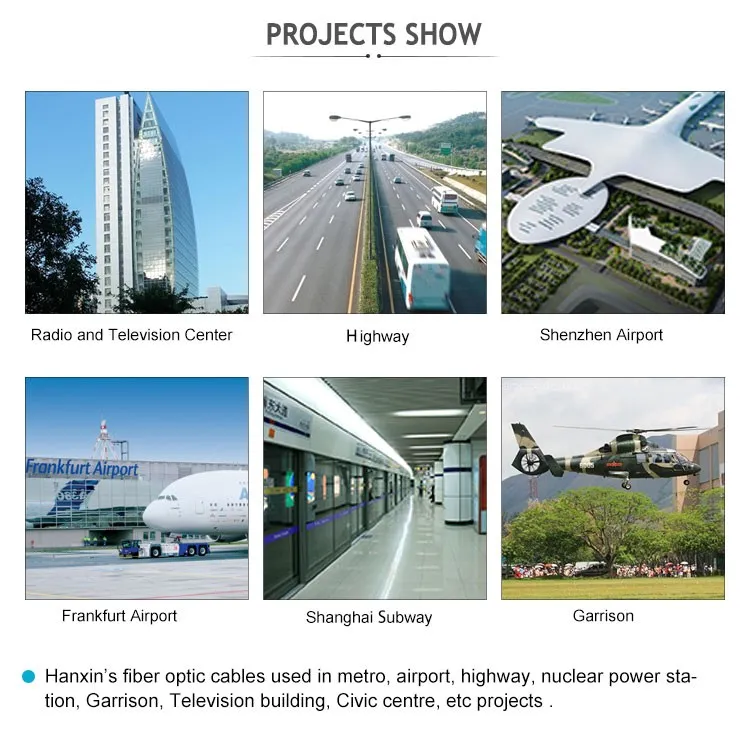 Shenzhen Hanxin 19 Years Fiber Optic Cables ODM Manufactory Supply Outdoor Armored GYXTW Marine Multicore LSZH Cable