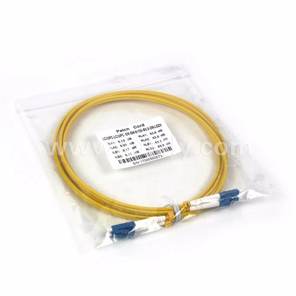 Single Mode Sinplex LC Fiber Optic Patch Cord