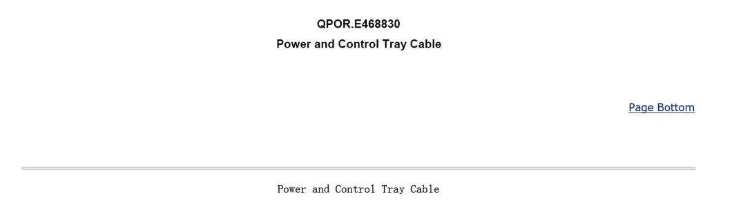 Thhn/Tffn Inner Core Power and Control Tray Cable Tc Er Cable