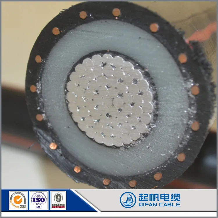 UL 1072 15kv 1/0AWG 100% Insulation Tr-XLPE Insulation Urd Cable