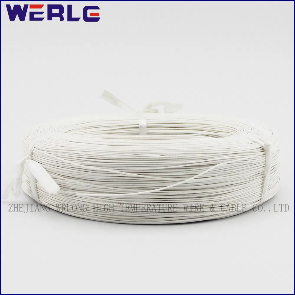 UL 1332 AWG 18 White FEP Teflon Insulated Electric Wire