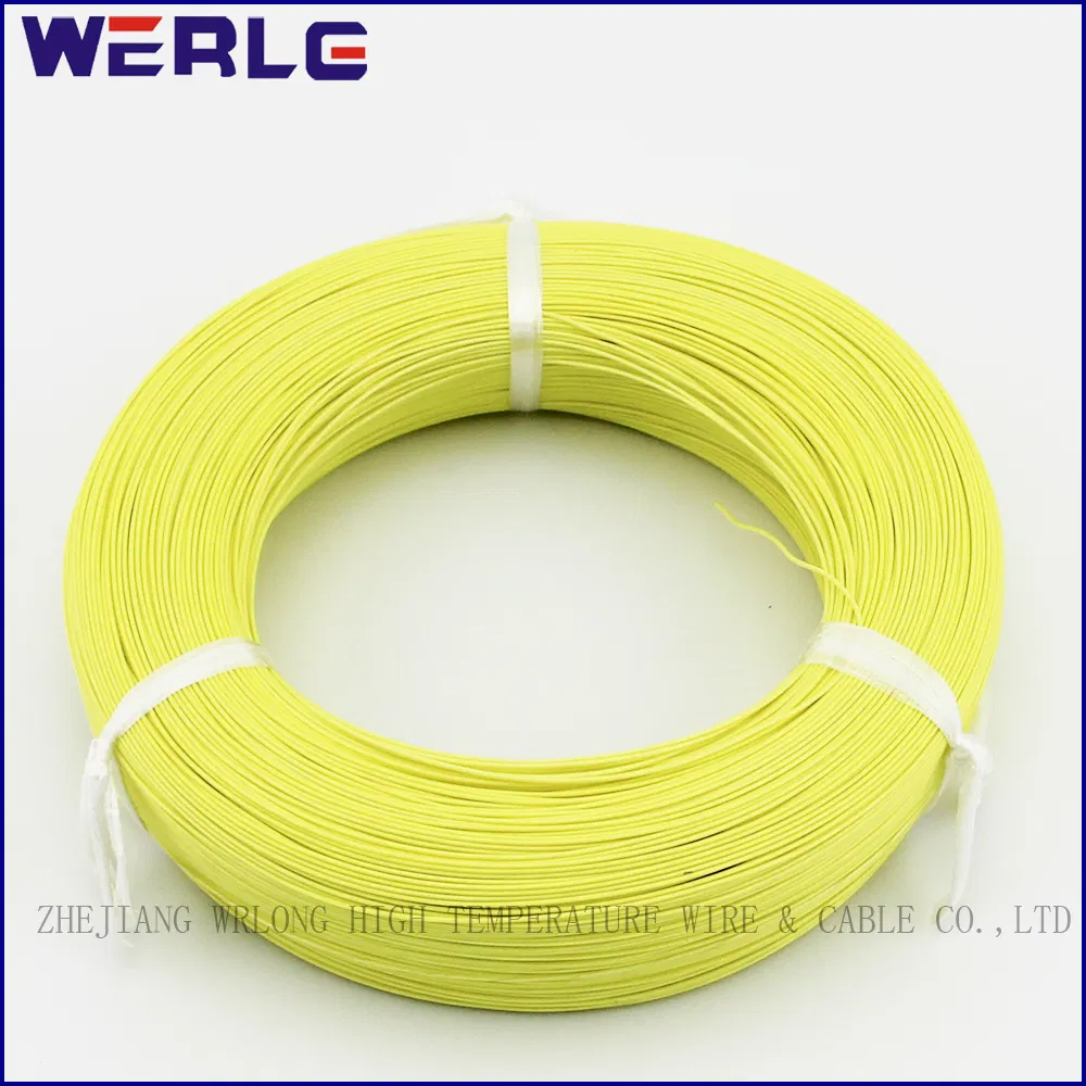 UL 1332 AWG 20 Yellow FEP Teflon Insulated Electric Wire