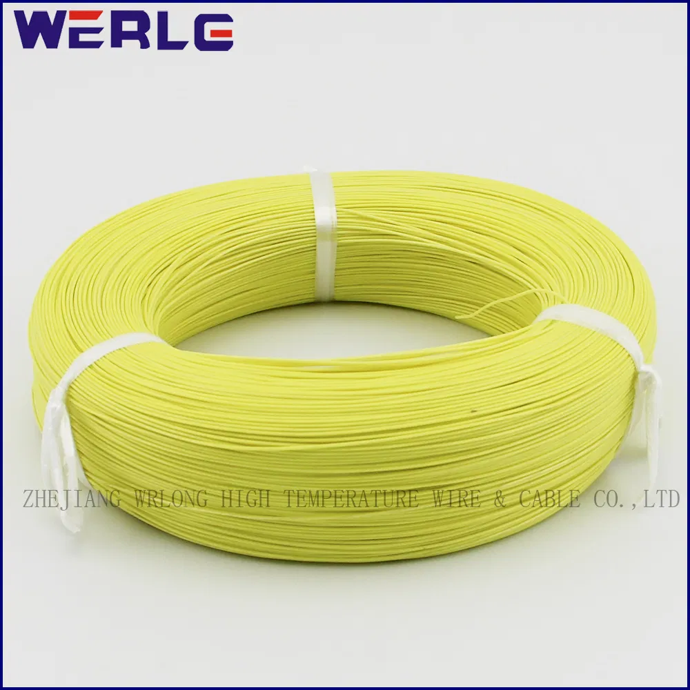 UL 1332 AWG 20 Yellow FEP Teflon Insulated Electric Wire