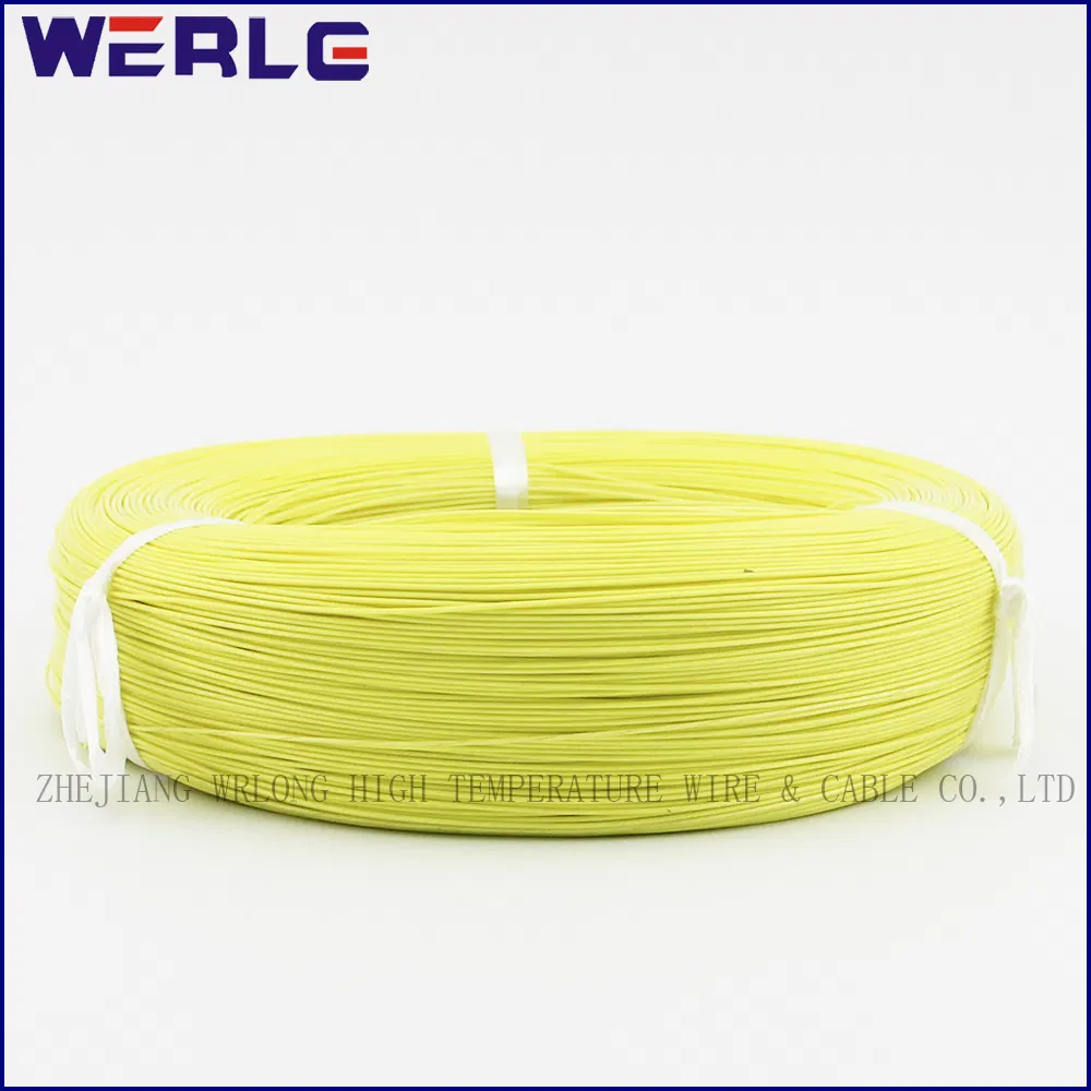 UL 1332 AWG 20 Yellow FEP Teflon Insulated Electric Wire