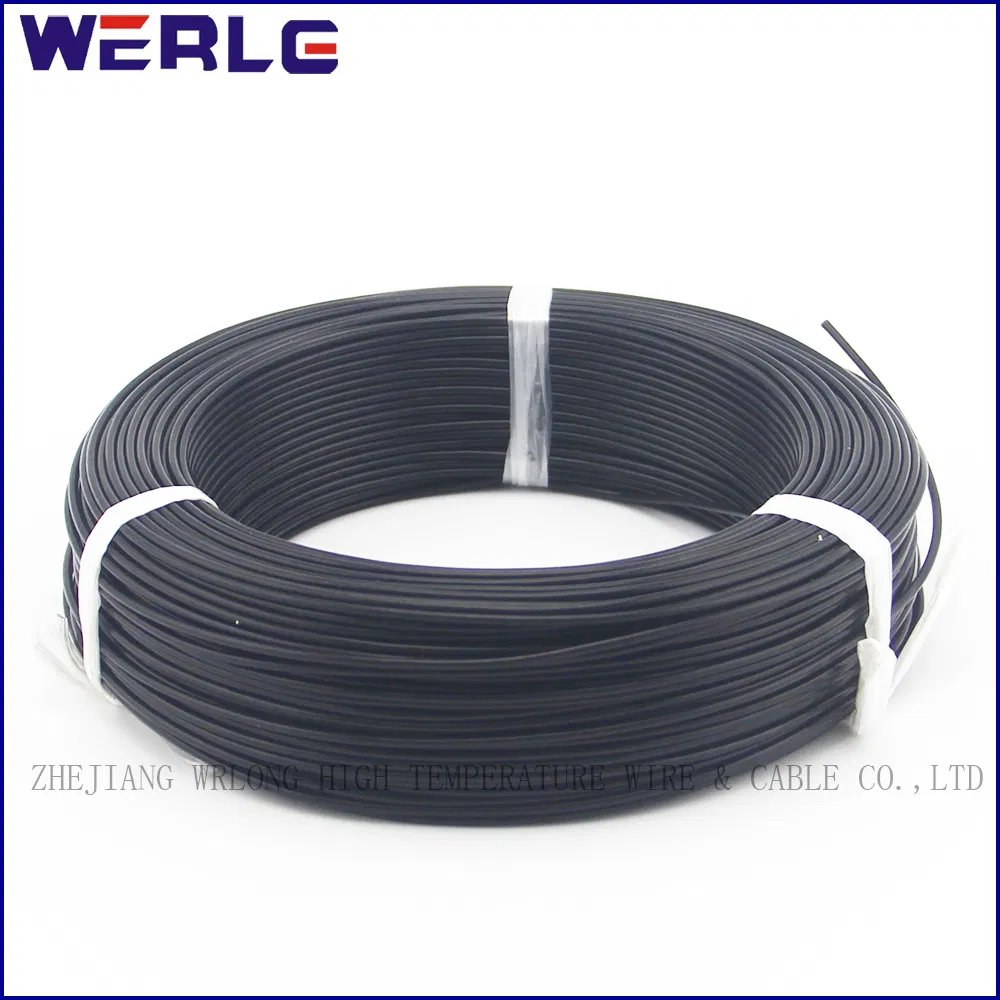 UL 1332 AWG 24 Black FEP Teflon Insulated Electric Wire