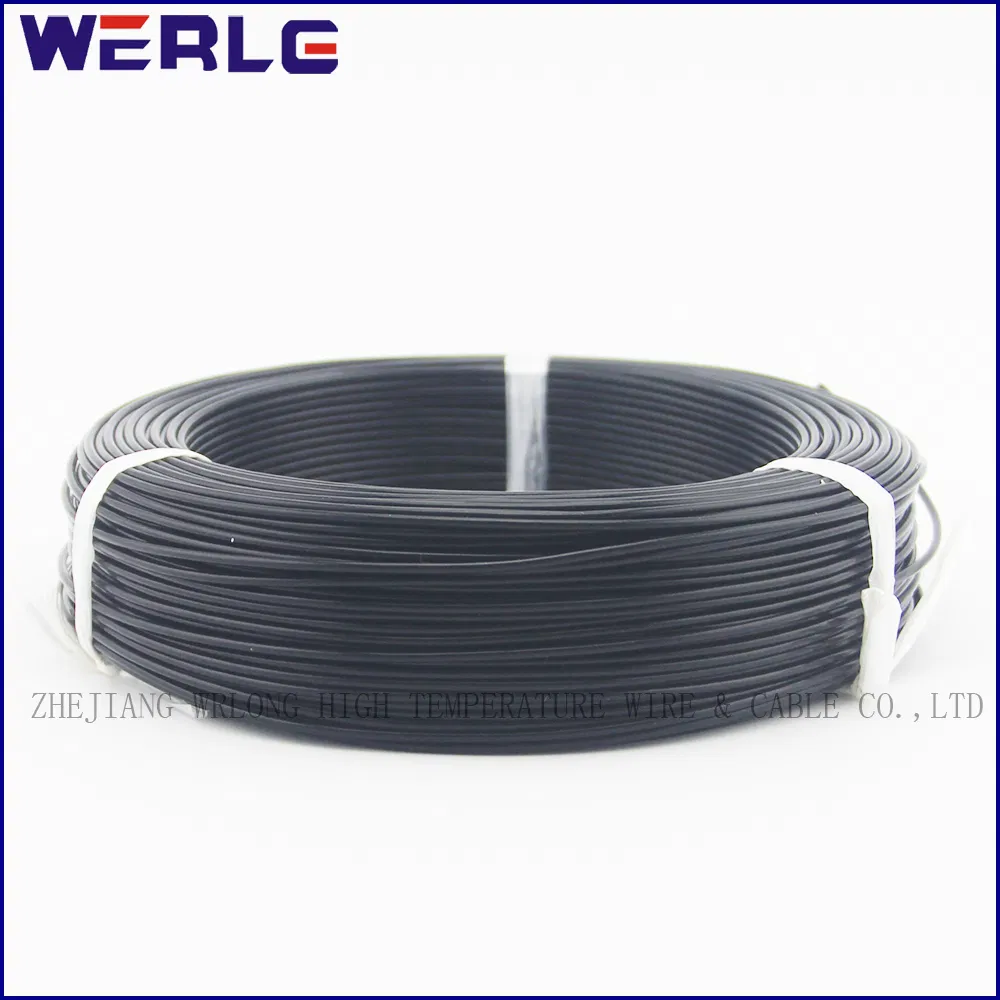 UL 1332 AWG 24 Black FEP Teflon Insulated Electric Wire