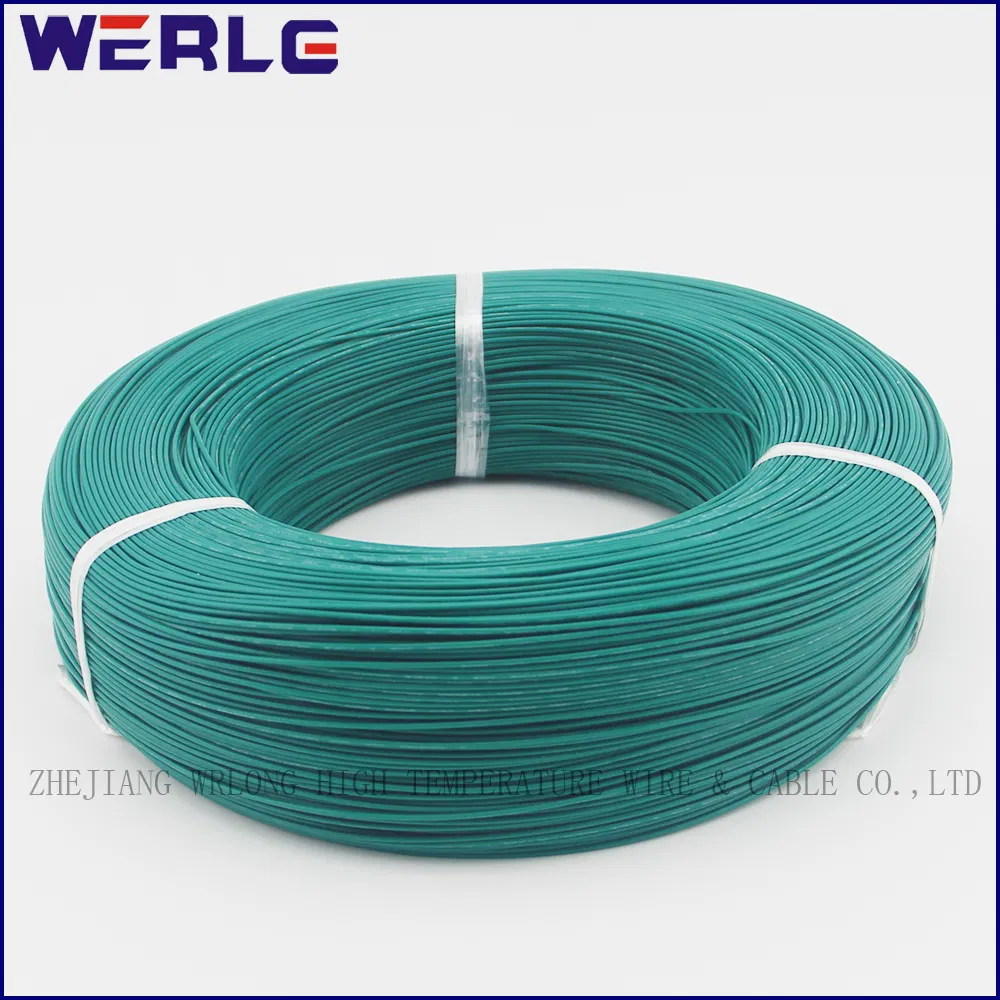 UL 1332 AWG 26 Green FEP Teflon Insulated Electric Wire