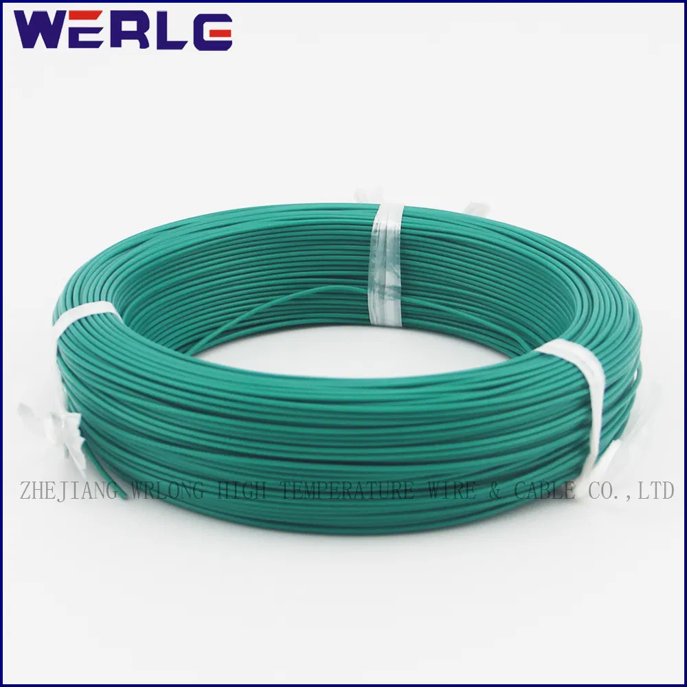 UL 1332 AWG 26 Green FEP Teflon Insulated Electric Wire