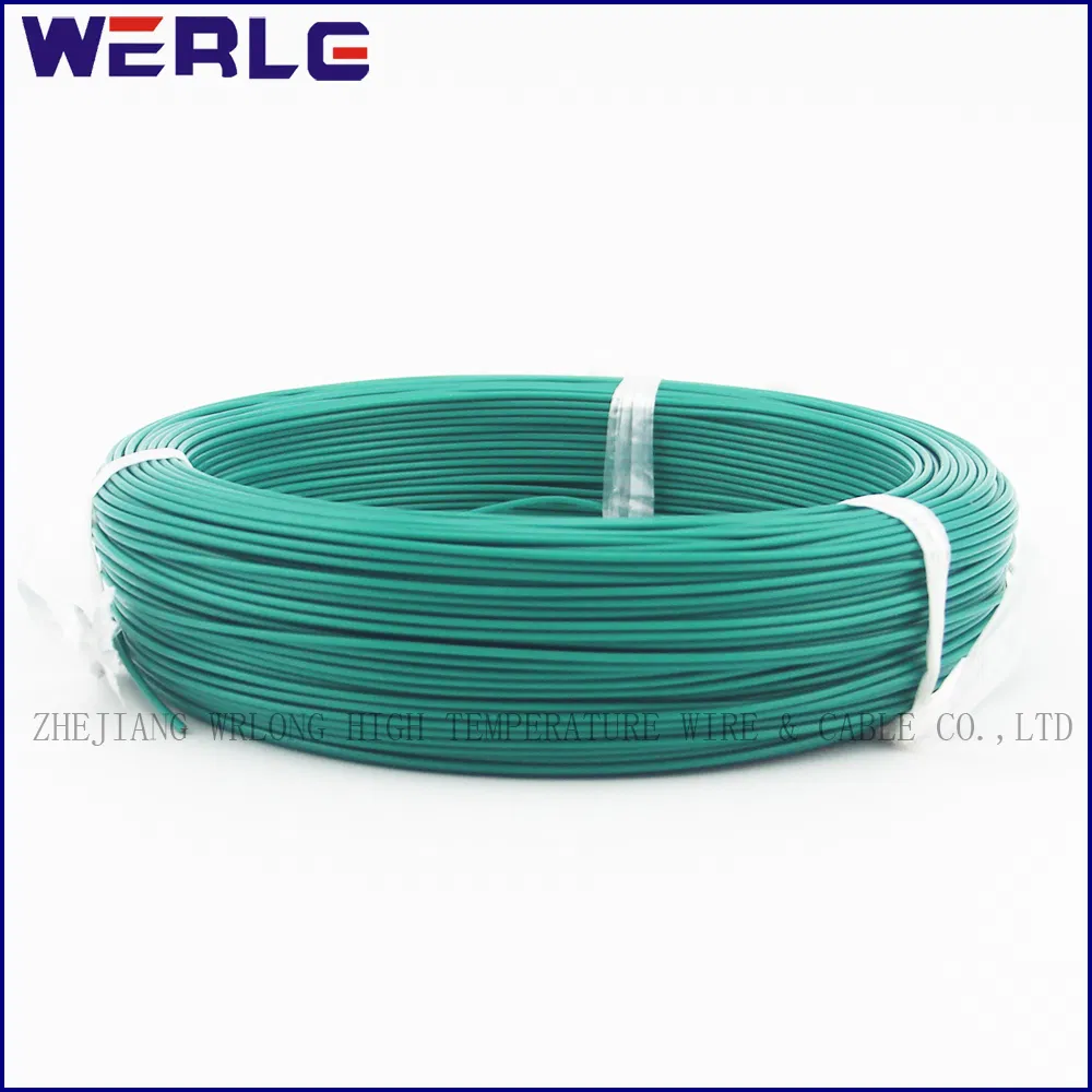 UL 1332 AWG 26 Green FEP Teflon Insulated Electric Wire