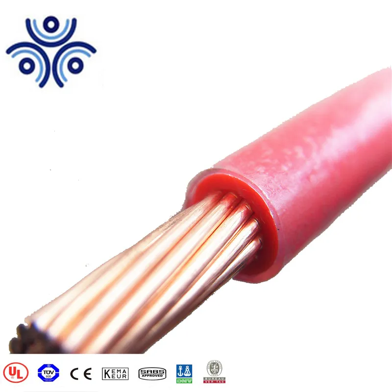 Hebei Huatong Thhn Wire UL Wire 12AWG 10AWG 14AWG Copper Electric Wire Building Flexible Cable