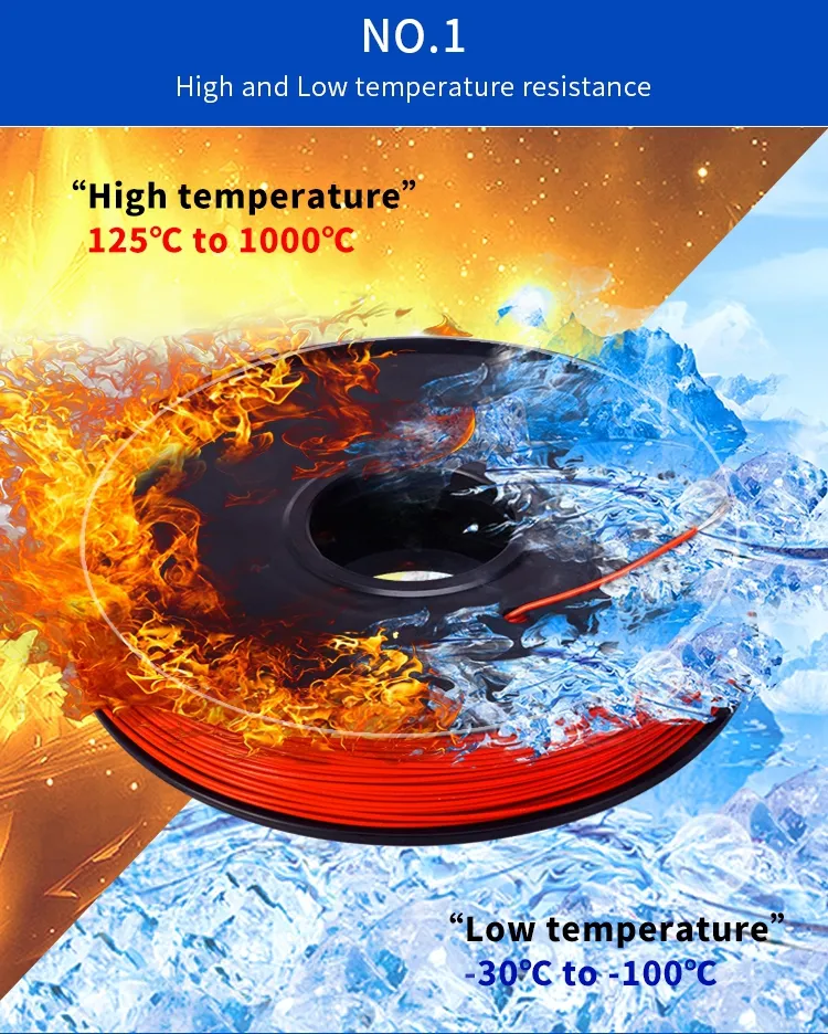 UL1591 200c 300V FEP Insulated Electric Cable High Temperature Cable