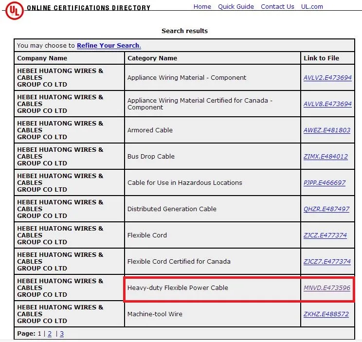UL2806 or UL44 Epr Insulated and CPE Sheathed Heavy Duty Power Cable