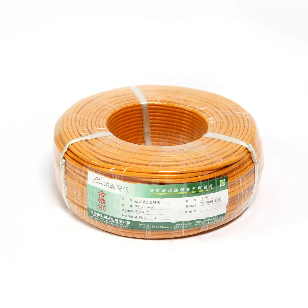 UTP Cat5e Ethernet 305m Cable for Indoor Outdoor Communication Network