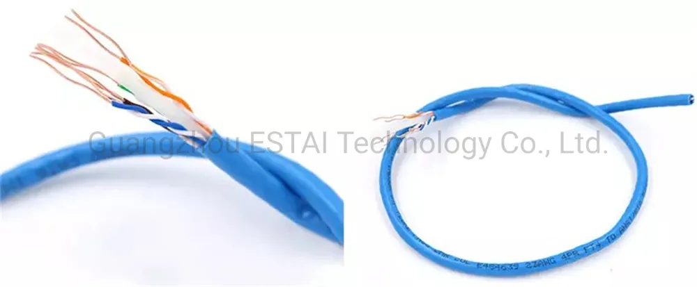 UTP CAT6 Indoor 4p Unshielded Twisted Pair 23AWG 24AWG 26AWG PVC/Cm/Cmr Network LAN Communication Cables 305m 1000FT