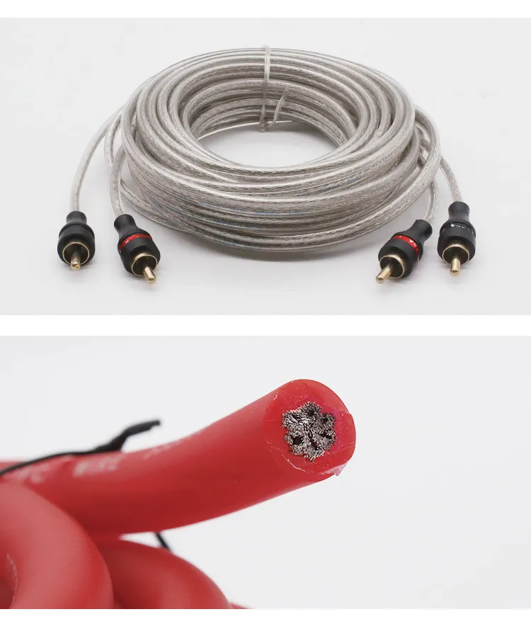 Wholesale High Quality 2ga Car Audio Copper Clad Aluminum Power Amplifier Cable